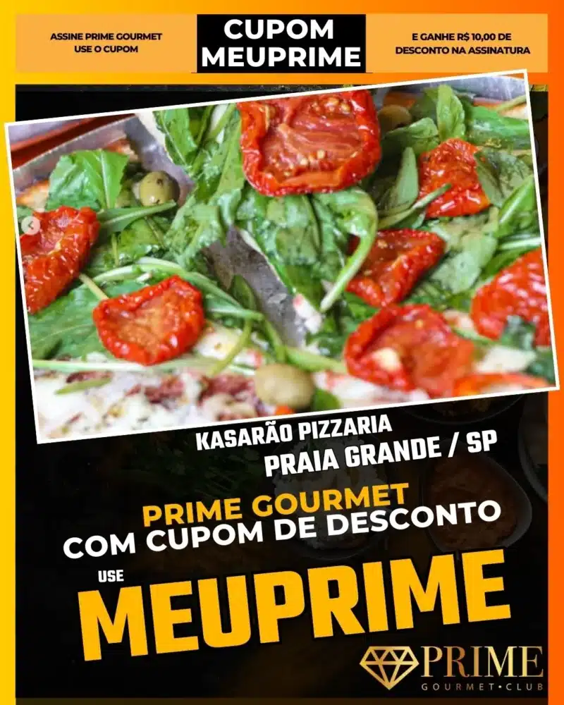 prime gourmet praia grande sp cupom meuprime kasarão pizzaria