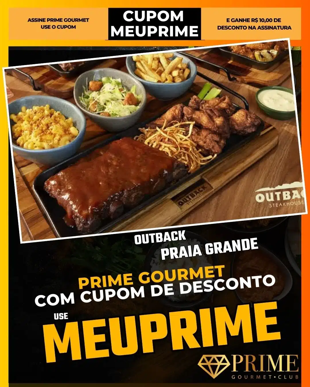 prime gourmet praia grande sp cupom meuprime outback