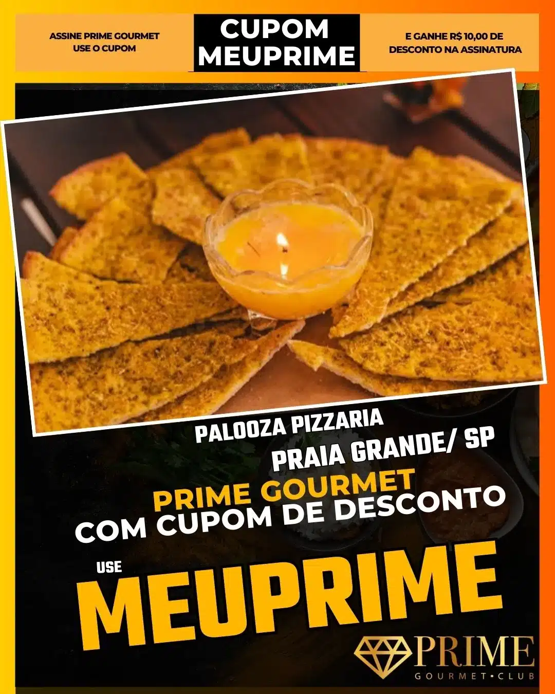 prime gourmet praia grande sp cupom meuprime palooza pizzaria