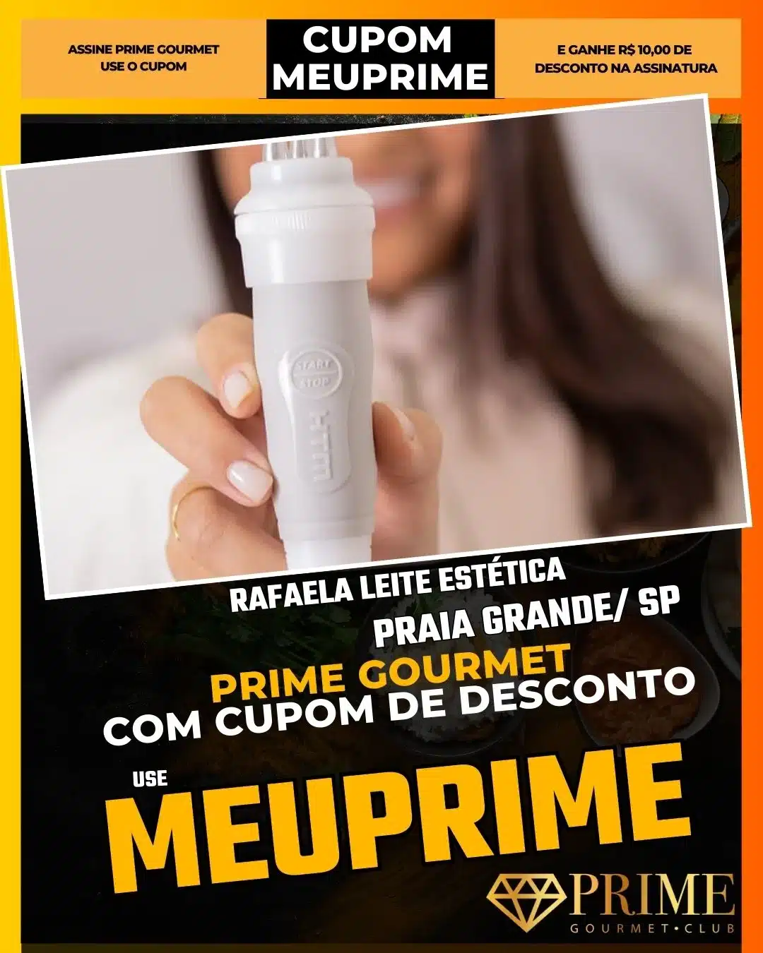 prime gourmet praia grande sp cupom meuprime rafaela leite estética