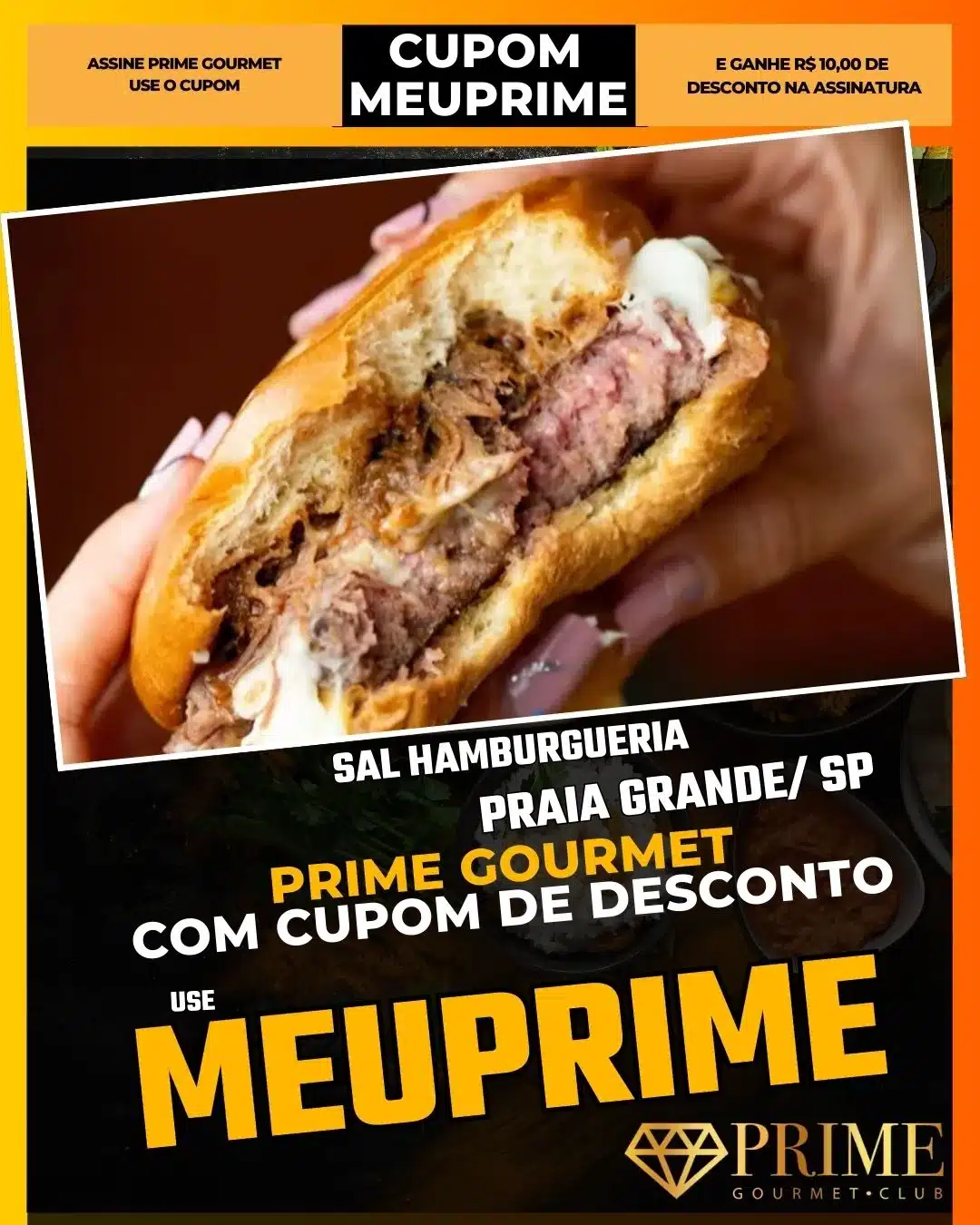 prime gourmet praia grande sp cupom meuprime sal hamburgueria
