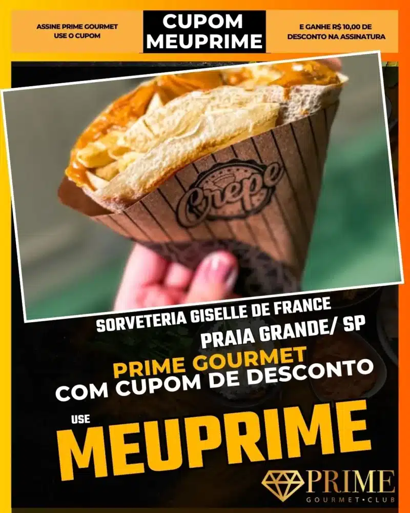 prime gourmet praia grande sp cupom meuprime sorveteria giselle de france