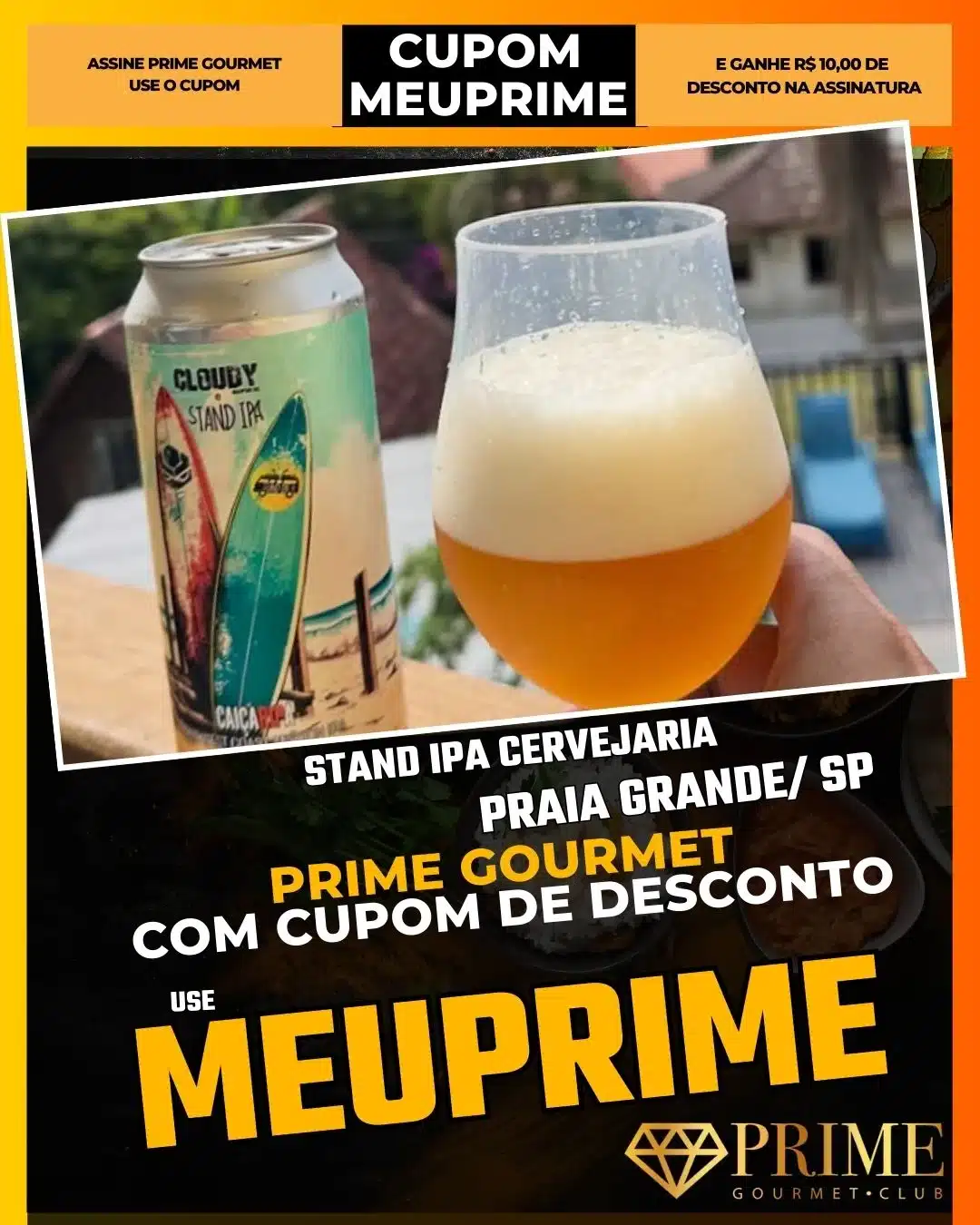 prime gourmet praia grande sp cupom meuprime stand ipa cervejaria