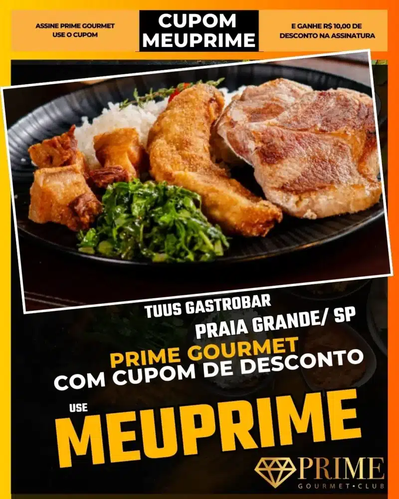 prime gourmet praia grande sp cupom meuprime tuus gastrobar