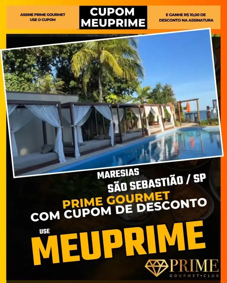 Maresias Tur,Passeio de Barco Maresias,Trilha Paúba,Prime Gourmet Desconto,Ecoturismo São Sebastião,Ilhas de Maresias,Cupom MEUPRIME,Agência de Turismo