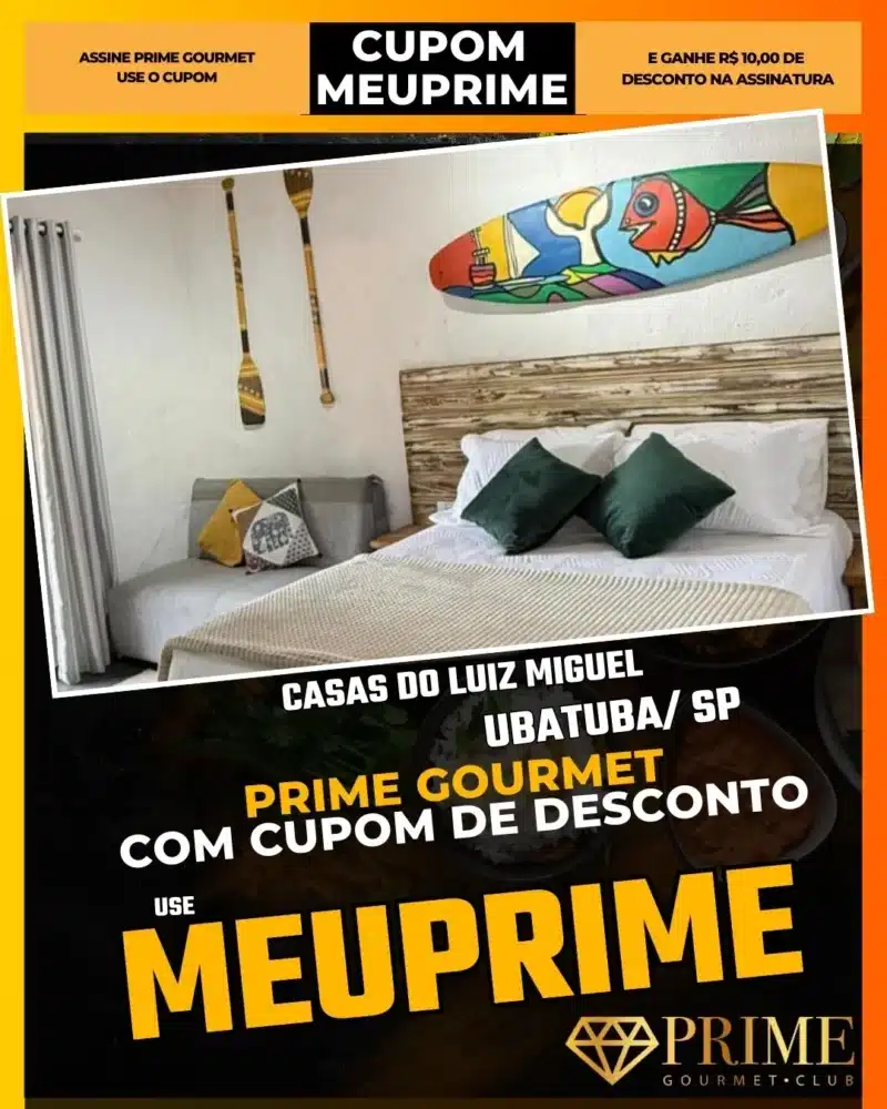 prime gourmet ubatuba sp cupom meuprime casas do luiz miguel