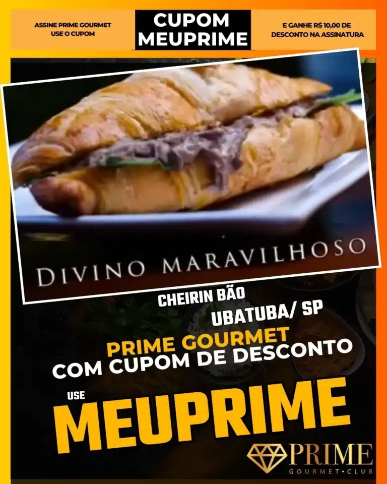 Cheirin Bão Ubatuba,Cafeteria Ubatuba,Pão de Queijo,Prime Gourmet Desconto,Café Especial,Onde tomar café,Cupom MEUPRIME,Empório Mineiro