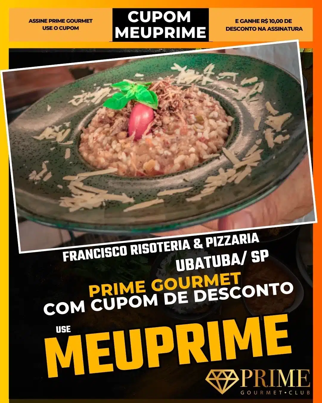 prime gourmet ubatuba sp cupom meuprime francisco risoteria & pizzaria