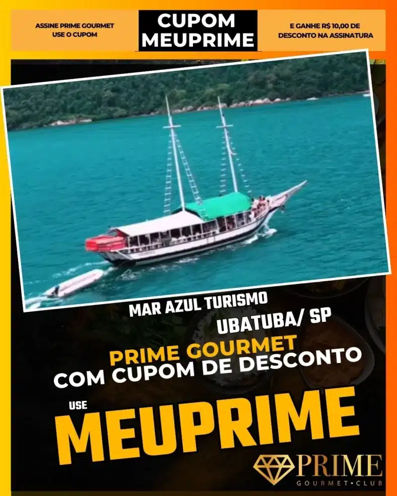 prime gourmet ubatuba sp cupom meuprime mar azul turismo