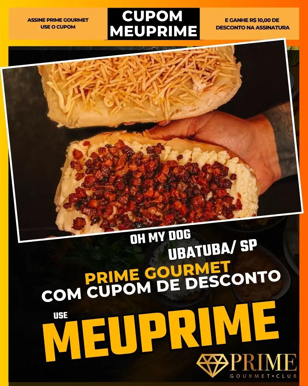 prime gourmet ubatuba sp cupom meuprime oh my dog