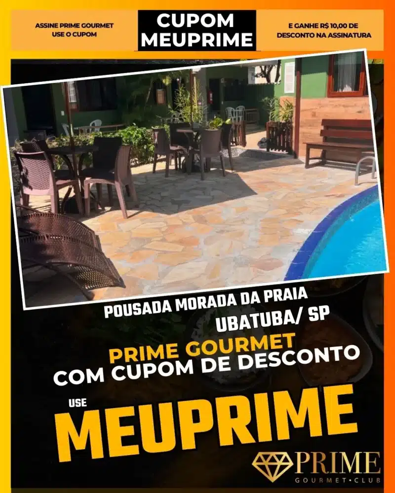 prime gourmet ubatuba sp cupom meuprime pousada morada da praia