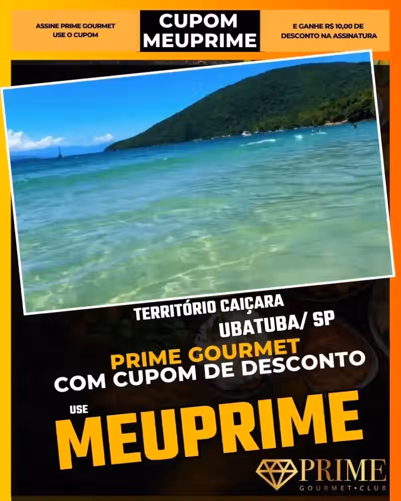 prime gourmet ubatuba sp cupom meuprime território caiçara