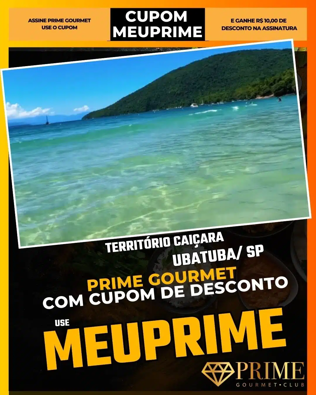 prime gourmet ubatuba sp cupom meuprime território caiçara