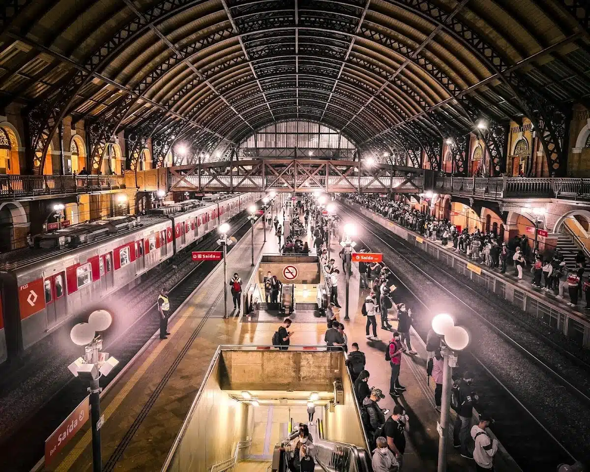 Foto real de Estação da Luz