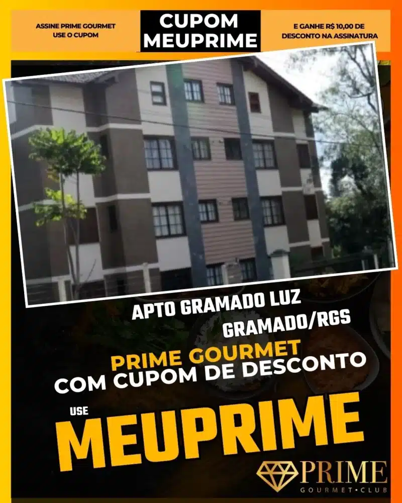 Apto Gramado Luz,Aluguel Temporada Gramado,Prime Gourmet Desconto,Hospedagem Natal Luz,Apartamento Inteiro,Cupom MEUPRIME,Próximo ExpoGramado,Diária Econômica