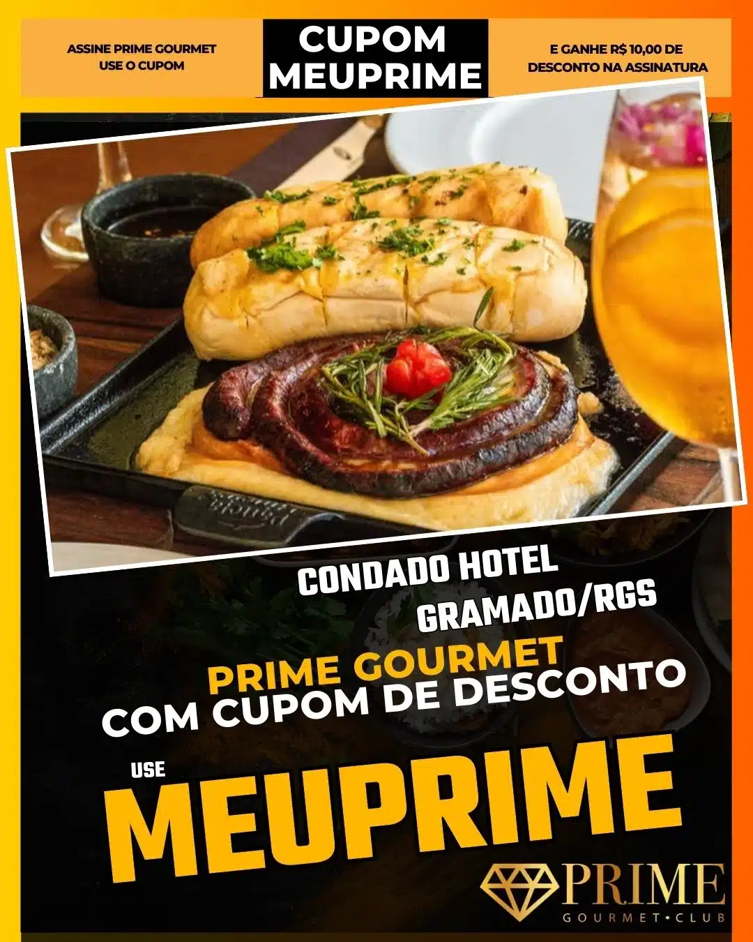 prime gourmet gramado canela cupom meuprime condado hotel