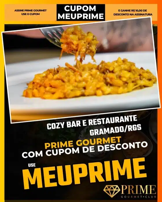 prime gourmet gramado canela cupom meuprime cozy bar e restaurante