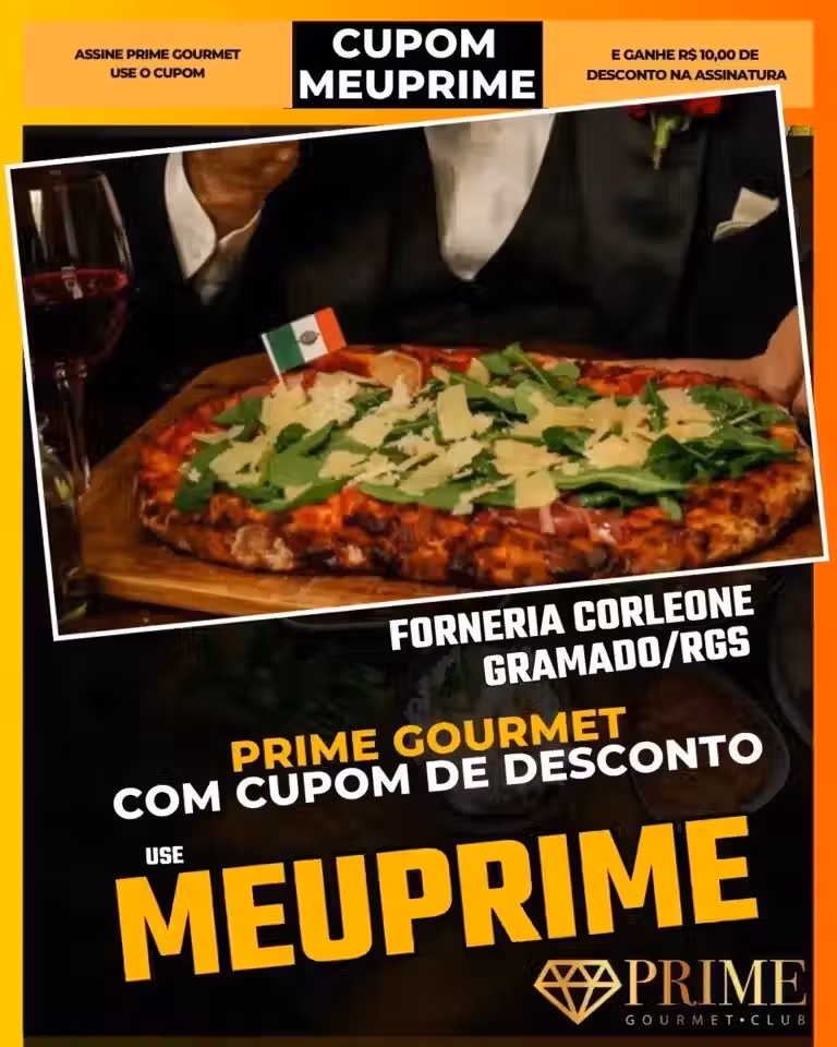 Forneria Corleone Gramado,Pizzaria Artesanal,Prime Gourmet Desconto,Fermentação Natural,Jantar Temático,Cupom MEUPRIME,Onde comer pizza,Restaurante Italiano