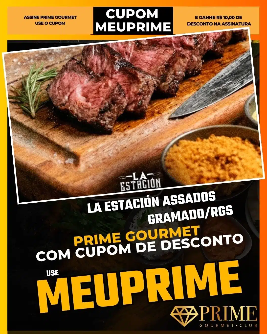 prime gourmet gramado canela cupom meuprime la estación assados
