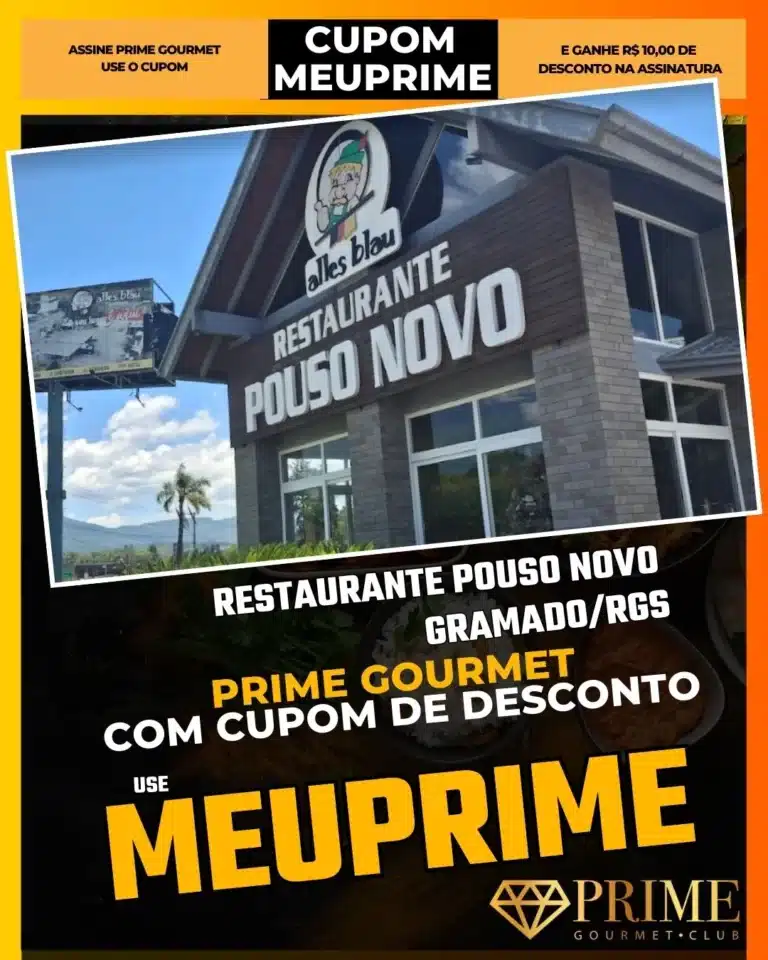 Pouso Novo Gramado,Buffet Livre Gramado,Prime Gourmet Desconto,Restaurante Rodoviária Gramado,Almoço Tradicional,Cupom MEUPRIME,Churrasco no Buffet,Comida Variada