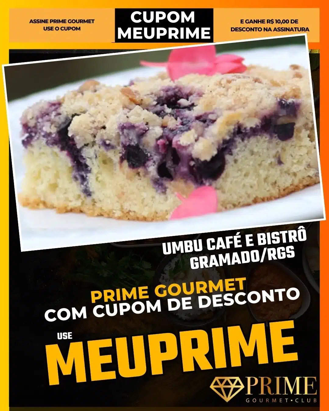 Umbu Café Gramado,Cafeteria Gramado,Prime Gourmet Desconto,Lanche Barato,Torrada Recheada,Cupom MEUPRIME,Café da Tarde,Onde comer