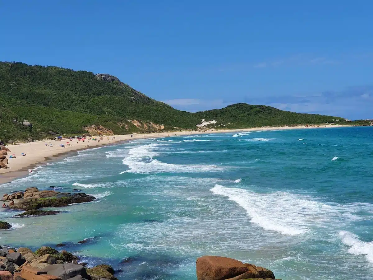 Foto real de Praia da Galheta