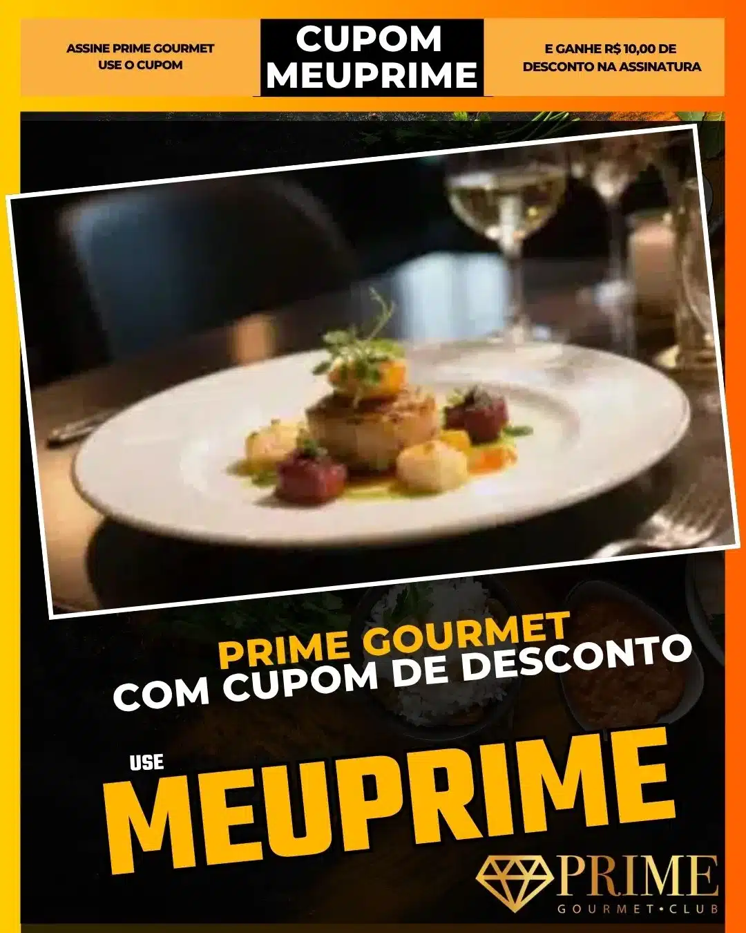 recuperar valor assinatura Prime Gourmet