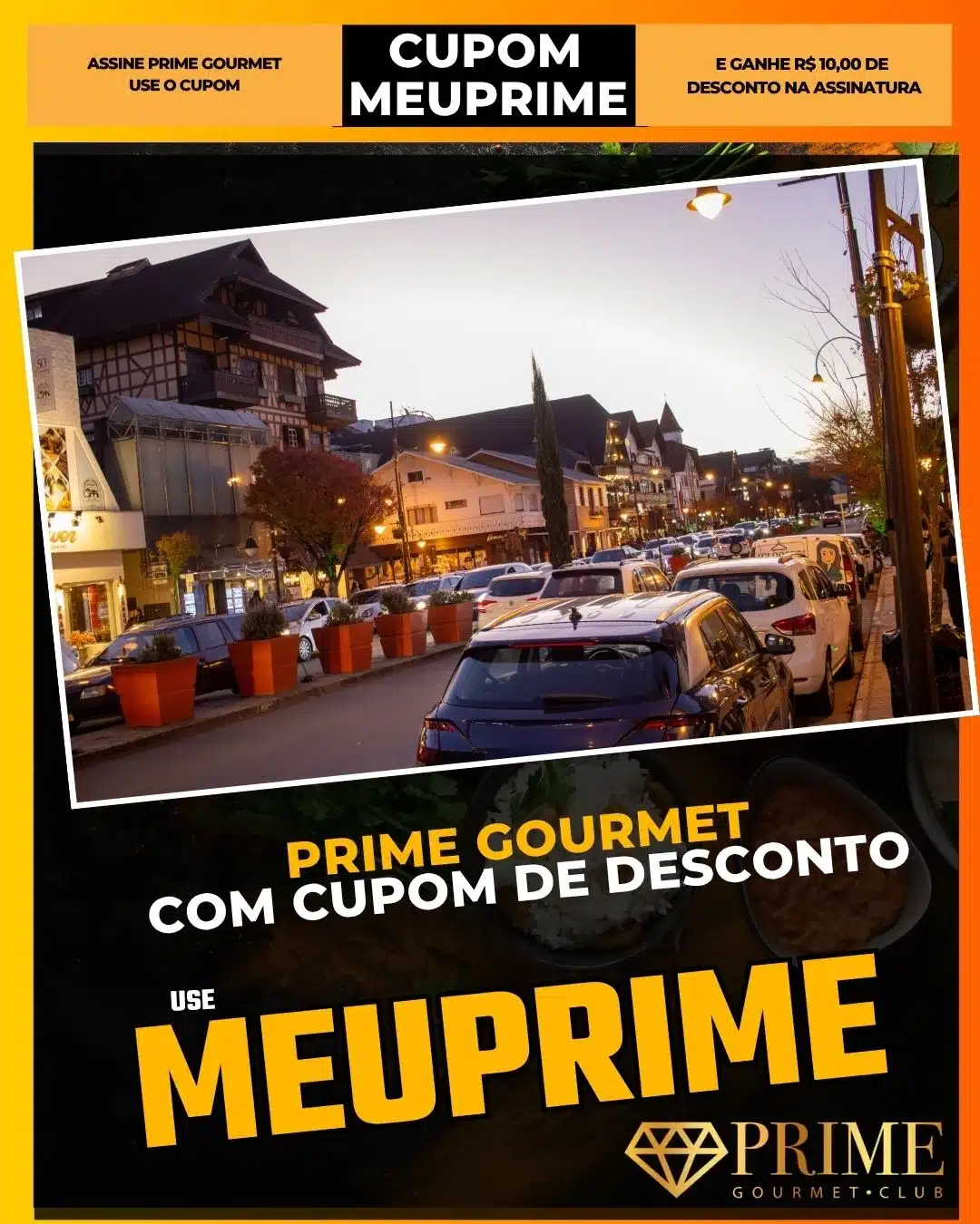 economia Prime Gourmet viagem