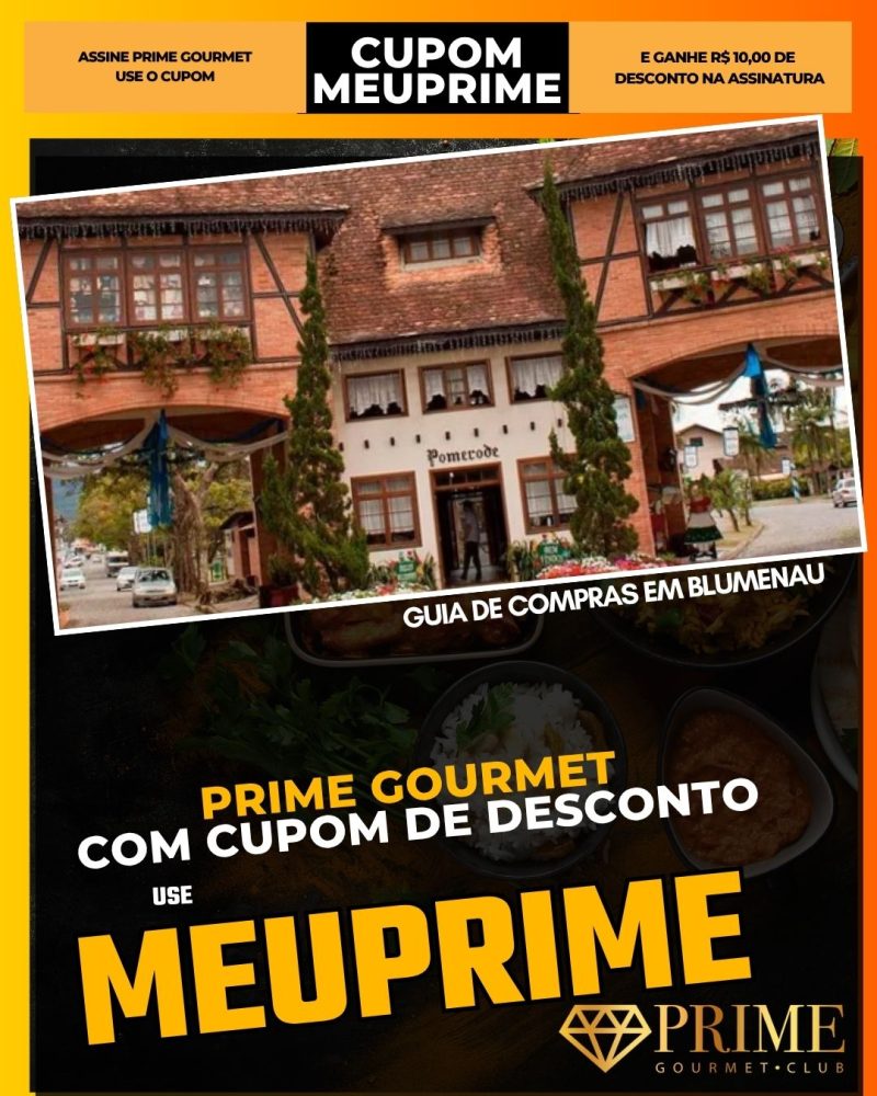 prime gourmet cupom meuprime guia de compras em blumenau
