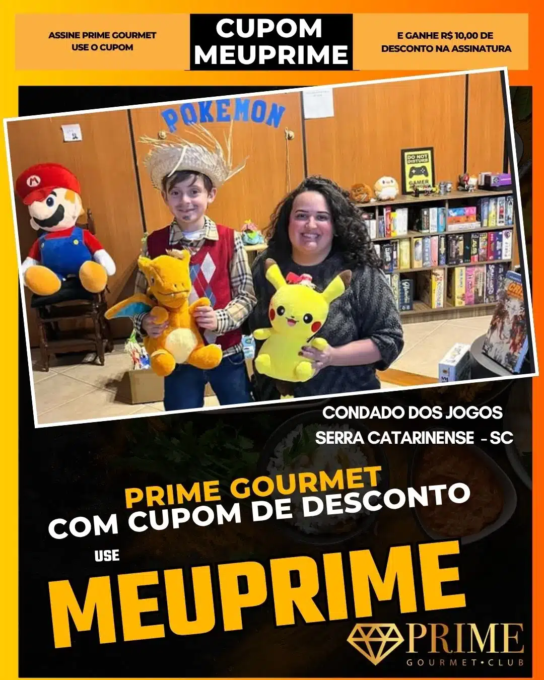 prime gourmet cupom meuprime serra catarinense condado dos jogos
