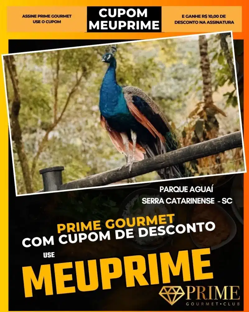 prime gourmet cupom meuprime serra catarinense parque aguaí