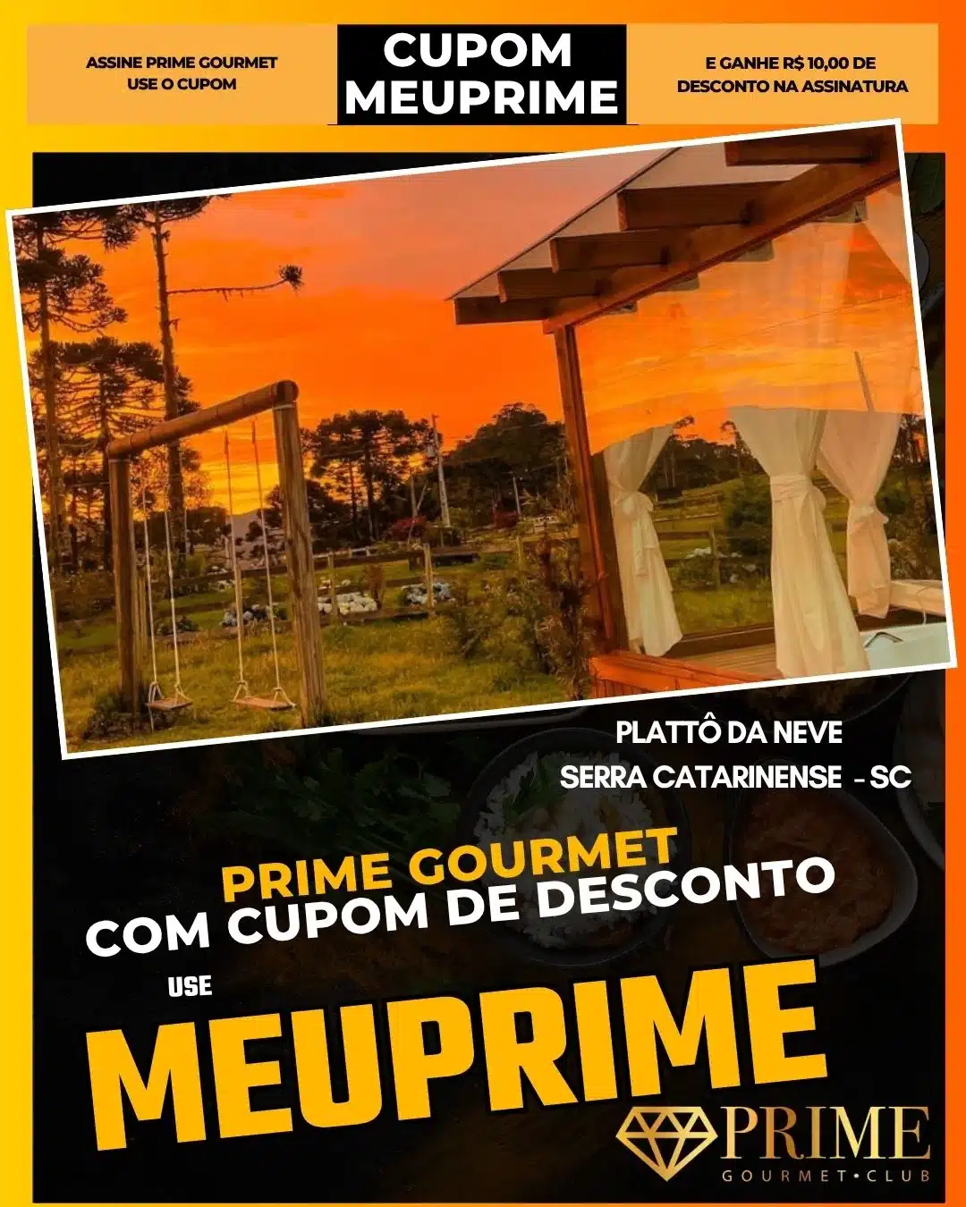 prime gourmet cupom meuprime serra catarinense plattô da neve