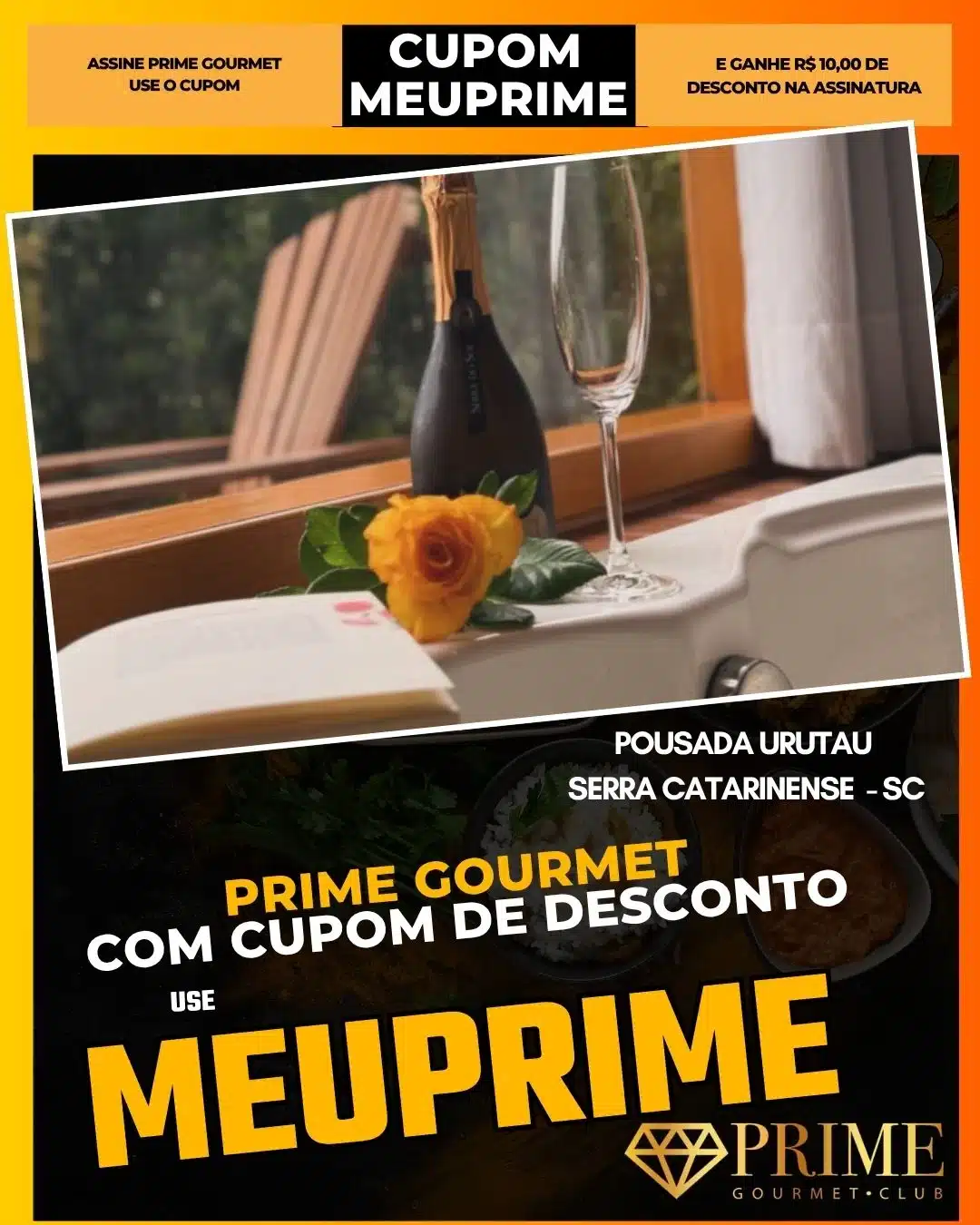 prime gourmet cupom meuprime serra catarinense pousada urutau