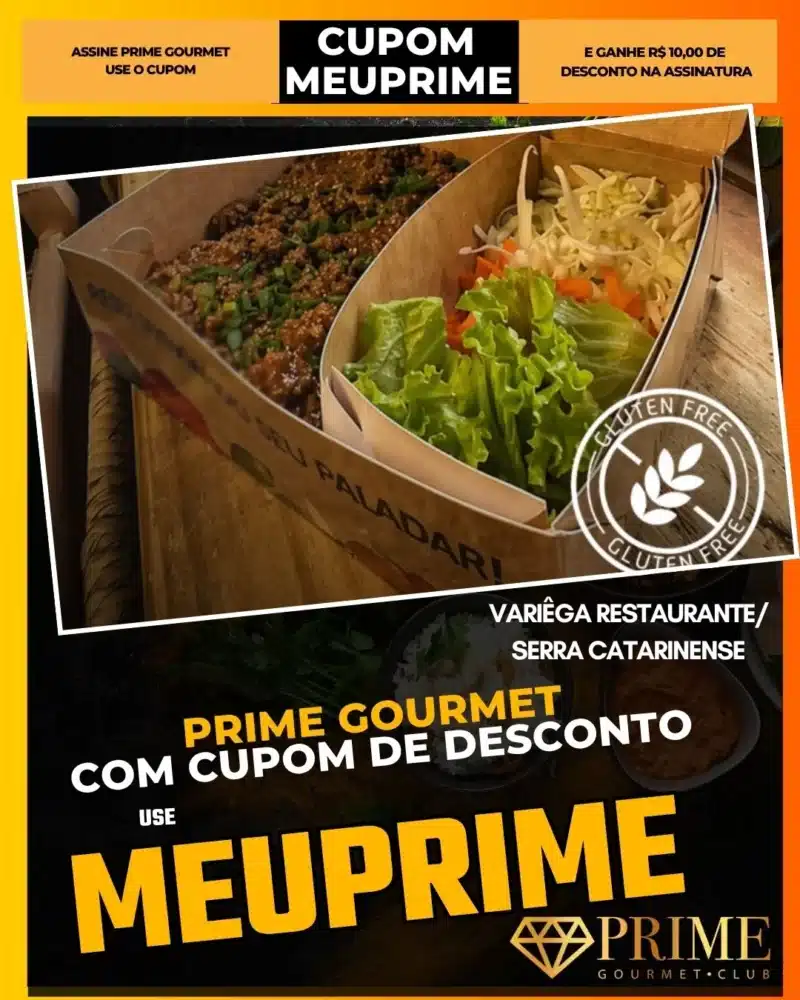 prime gourmet cupom meuprime serra catarinense variêga restaurante