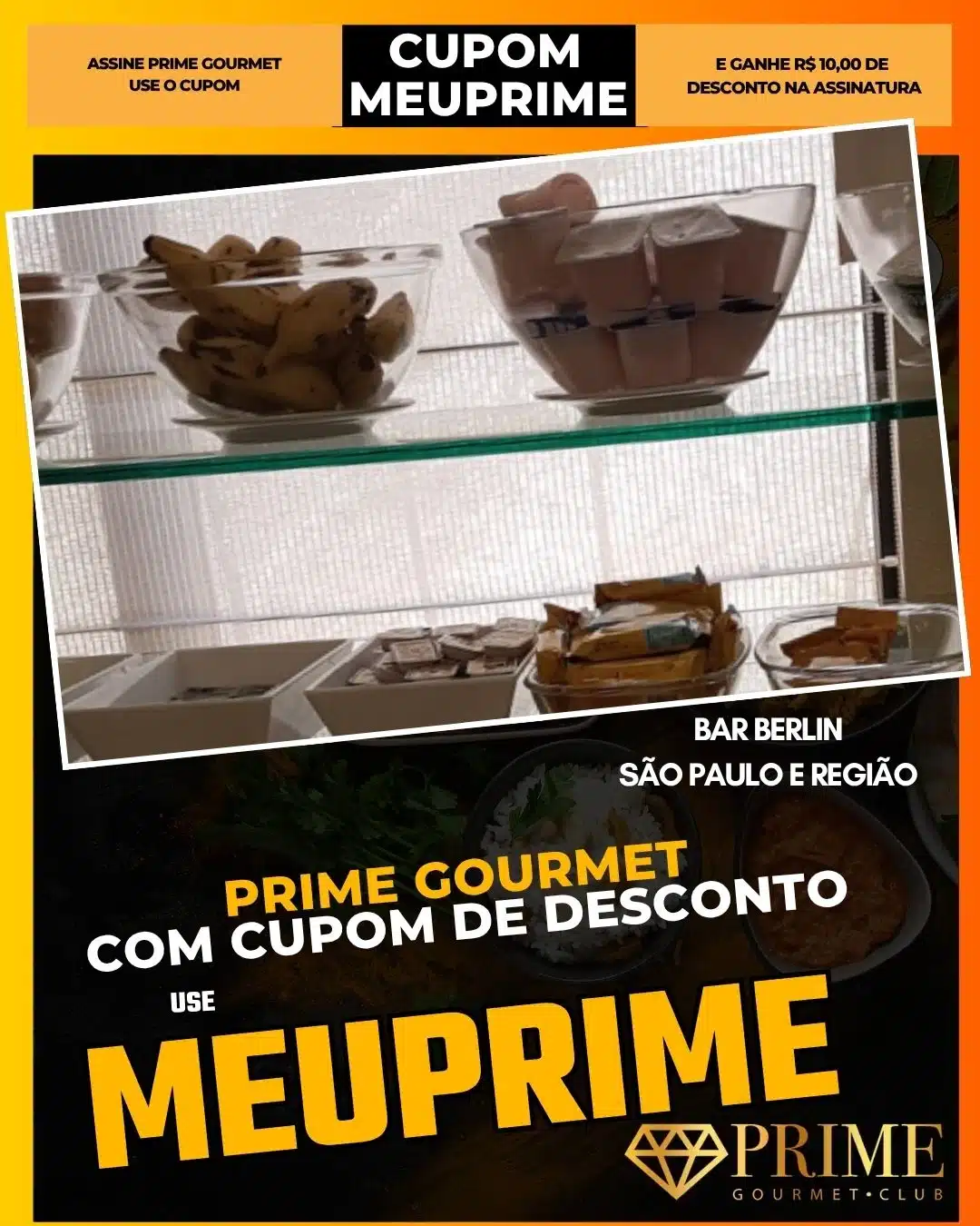 prime gourmet cupom meuprime são paulo bar berlin