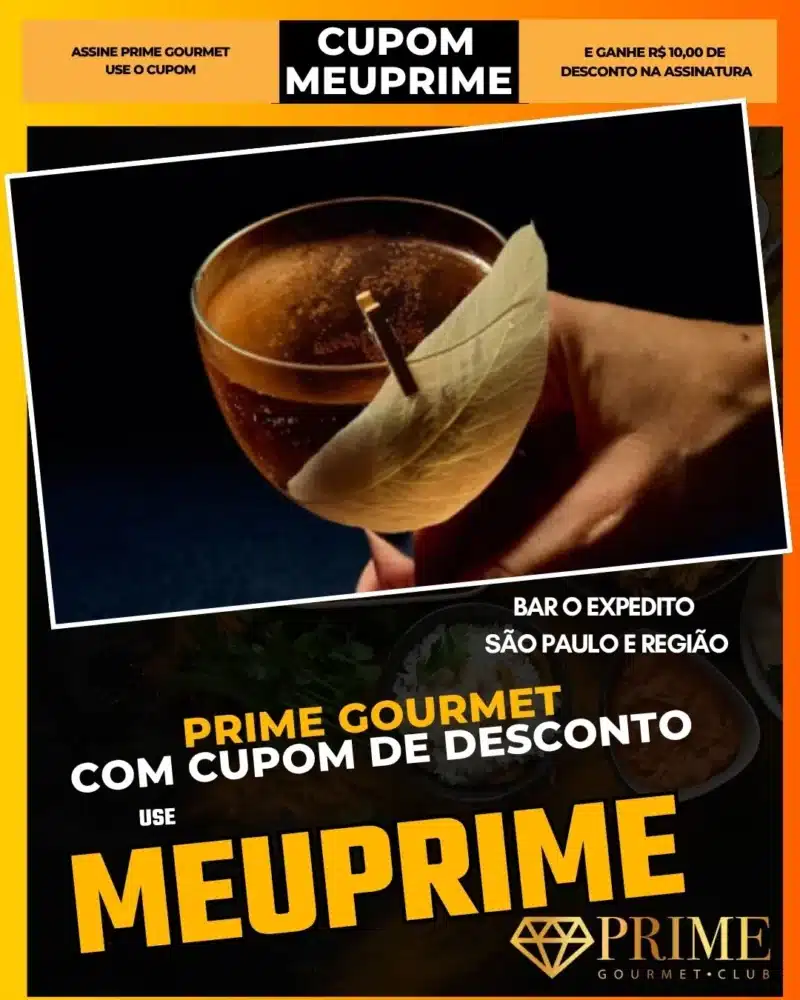 prime gourmet cupom meuprime são paulo bar o expedito