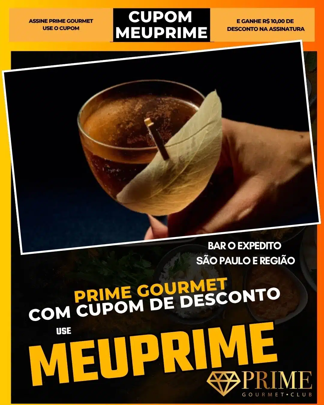 prime gourmet cupom meuprime são paulo bar o expedito