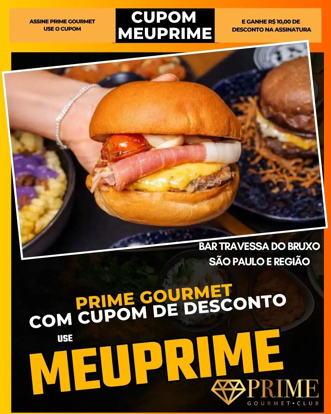 prime gourmet cupom meuprime são paulo bar travessa do bruxo
