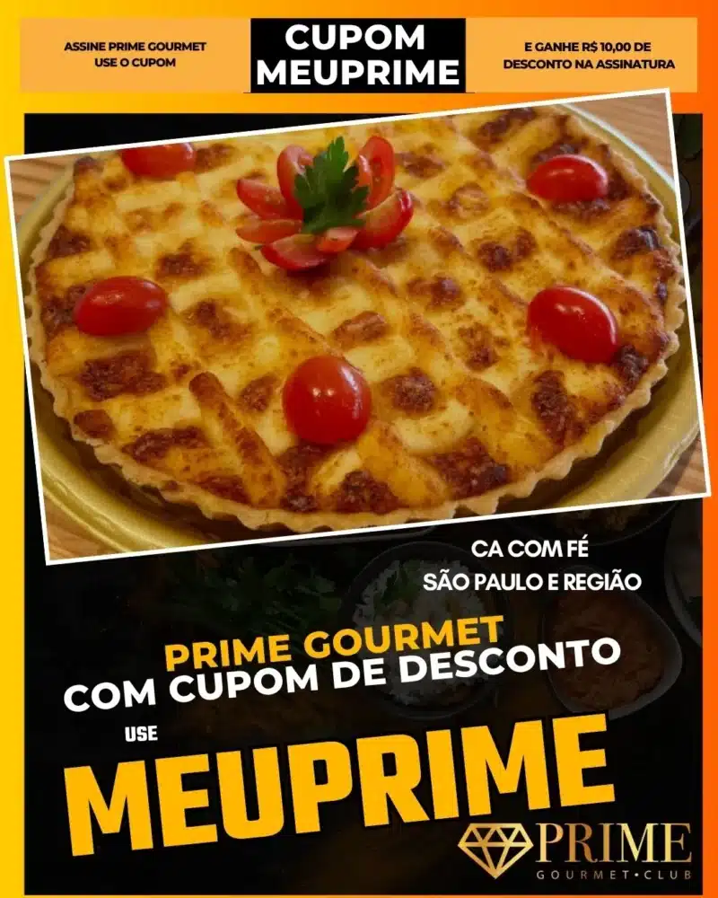 prime gourmet cupom meuprime são paulo ca com fÉ