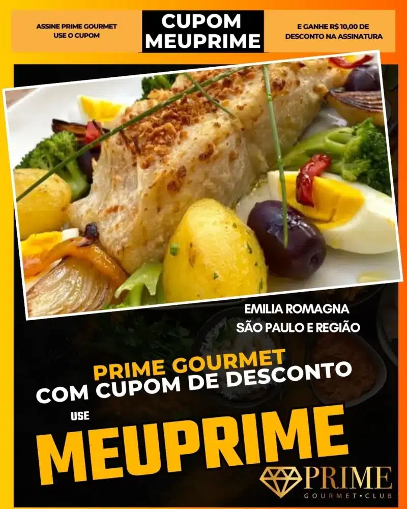 prime gourmet cupom meuprime são paulo emilia romagna