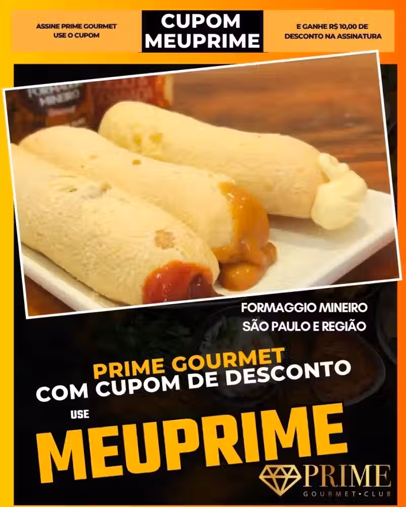prime gourmet cupom meuprime são paulo formaggio mineiro