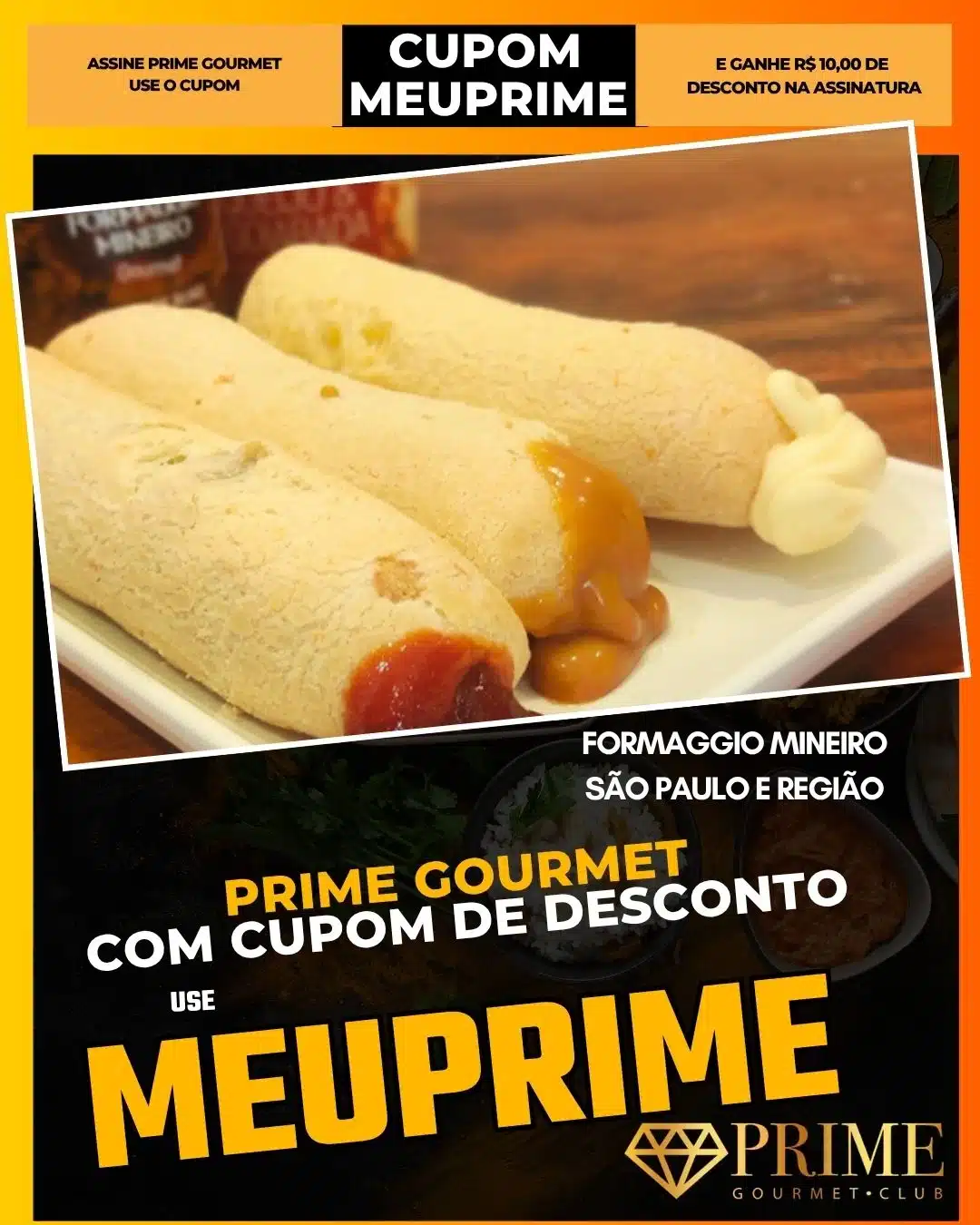 prime gourmet cupom meuprime são paulo formaggio mineiro