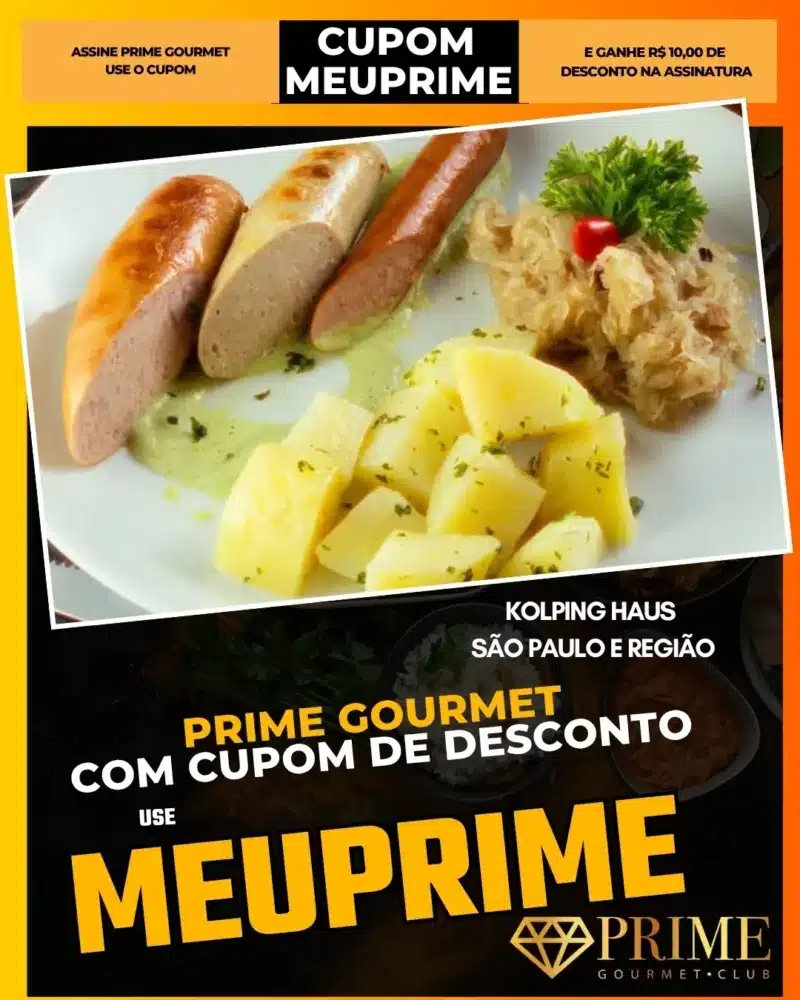 prime gourmet cupom meuprime são paulo kolping haus