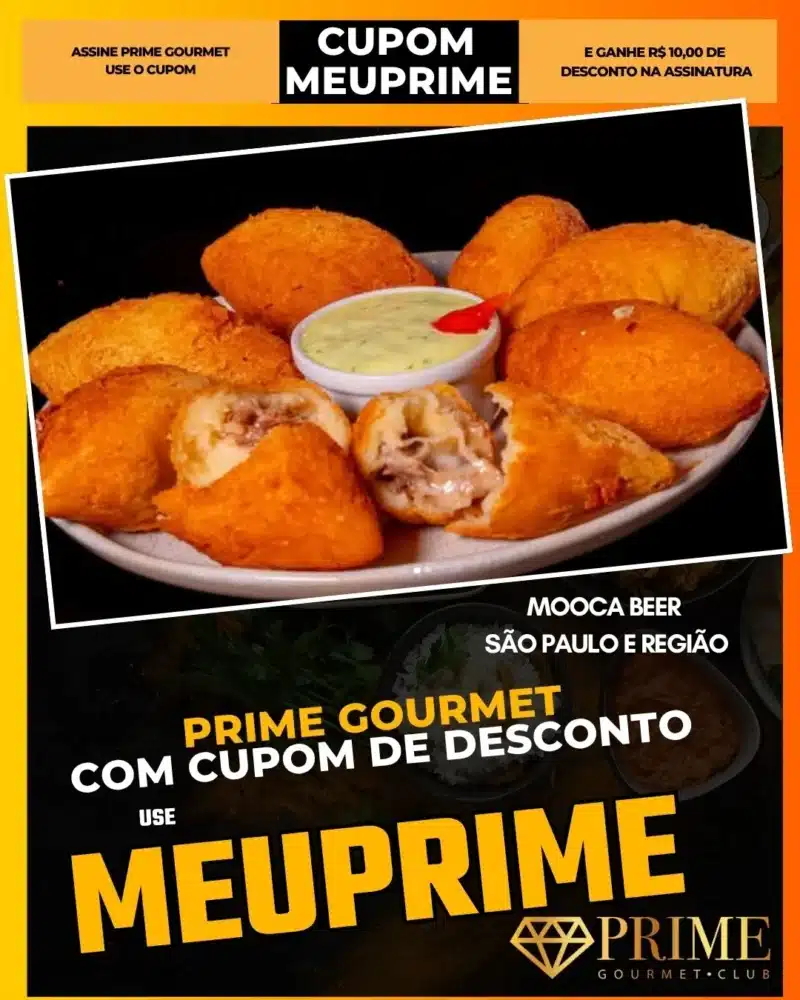 prime gourmet cupom meuprime são paulo mooca beer