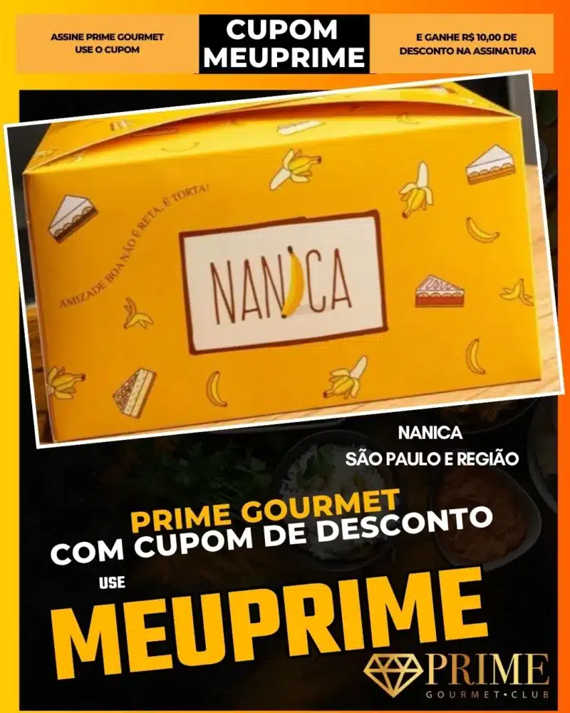 prime gourmet cupom meuprime são paulo nanica