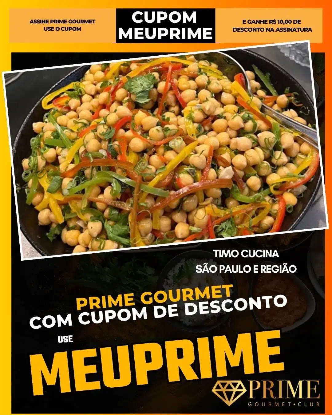 prime gourmet cupom meuprime são paulo timo cucina