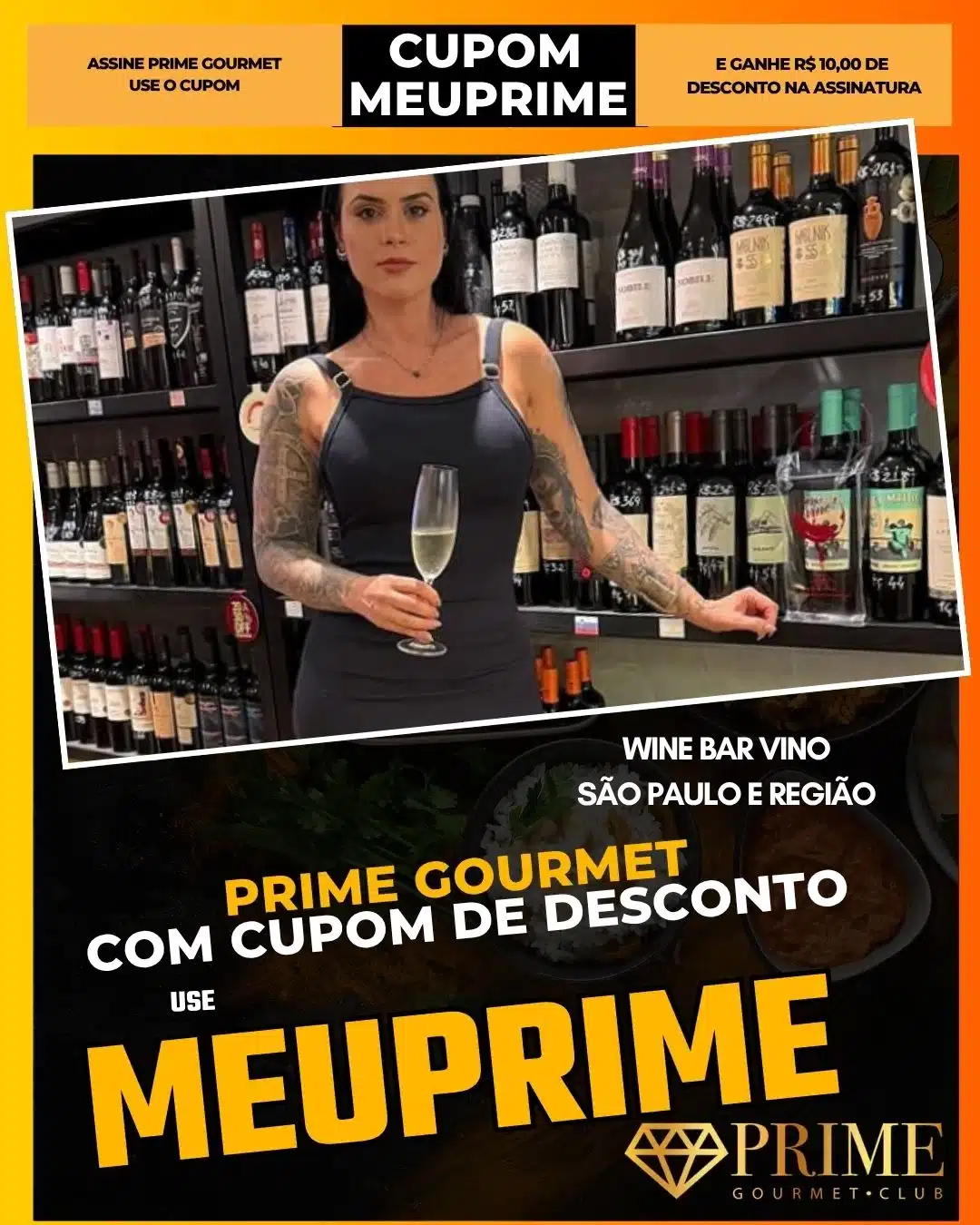 prime gourmet cupom meuprime são paulo wine bar vino