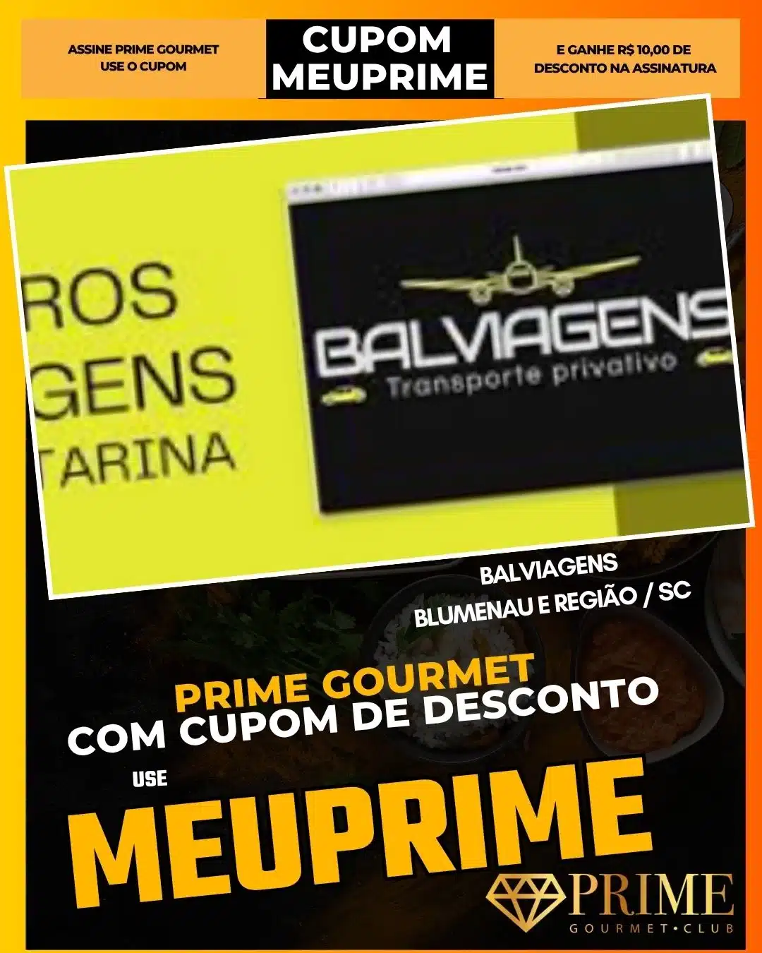 Promoção Prime Gourmet com cupom MEUPRIME
