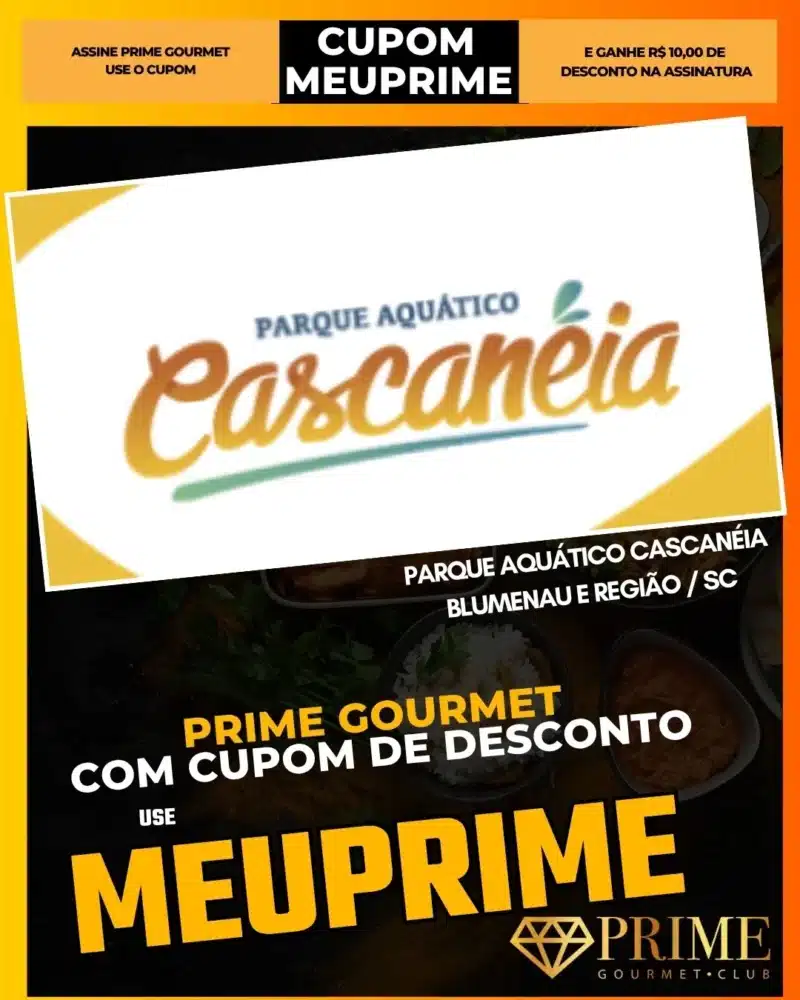 Promoção Parque Aquático Cascanéia com cupom MEUPRIME