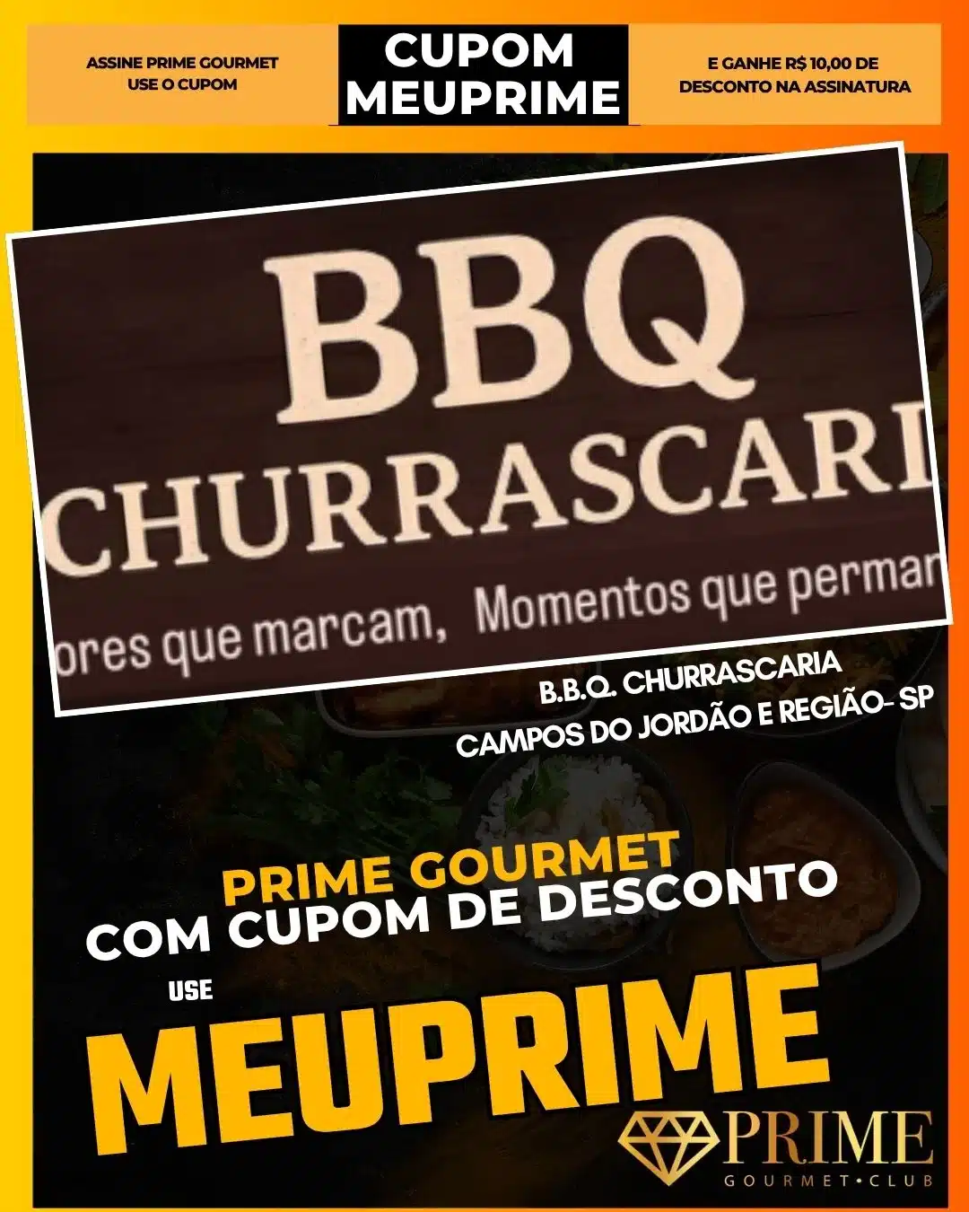 Promoção BBQ Churrascaria com cupom MEUPRIME